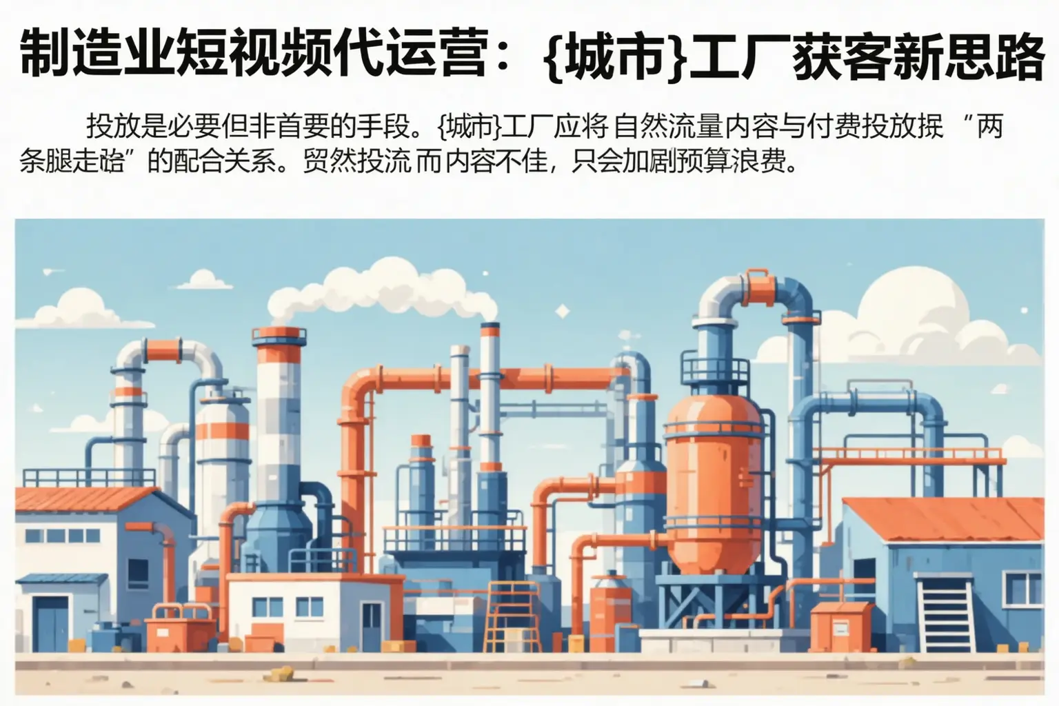 制造业短视频代运营:龙山工厂获客新思路